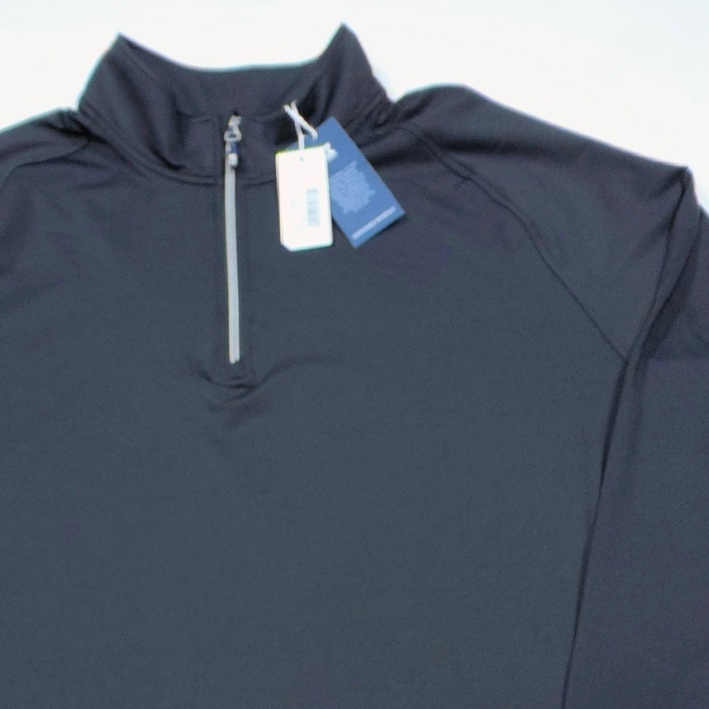 Cutter & Buck Mens 2XT Black Quarter Zip Pullover BCK01143 Sustainable Tall‎ NWT